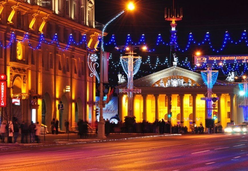 Минск новый год фото